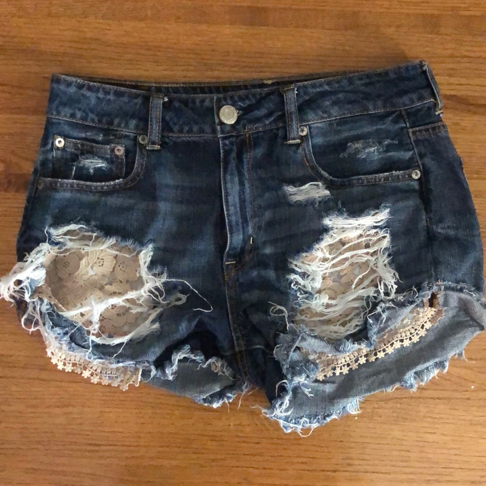American Eagle Hi-Rise Festival Shorts